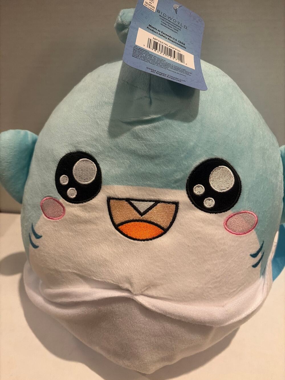 LankyBox Baby Thicc Shark 12.5" Plush Backpack bioworld NWT